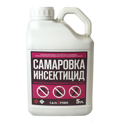 Концентрат от насекомых и клещей Самаровка Инсектицид, 5 л